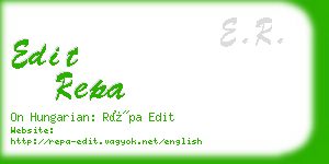 edit repa business card